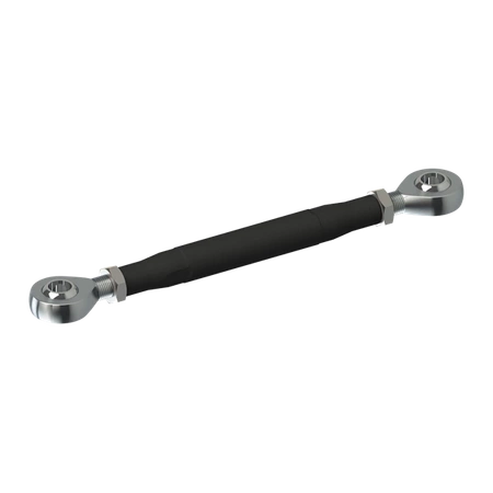 Ramię / rura stalowa 25x2.9 (0.99"x0.11") gwintowana z końcówkami Uniball M16.x1.5 - (420mm / 16.54")