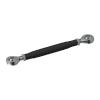 Ramię / rura stalowa 25x2.9 (0.99"x0.11") gwintowana z końcówkami Uniball M16.x1.5 - (420mm / 16.54")